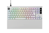 Näppäimistöt - Logitech G PRO X 2 Rapid - Pelinäppäimistö - ilman numpadia - Pohjoismainen - Valkoinen - 920-014095
