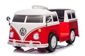 Tasapainopyörät, potkuautot ja potkulaudat - VW T1 12V Ride-On Vehicle with Leather Seat - 6951474