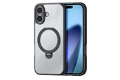 Puhelin - Kannet ja kotelot - Dux Ducis Aimo Mag Magnetic Ring and Stand Case for iPhone 17 – Black - 6971824153347