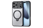 Puhelin - Kannet ja kotelot - Dux Ducis Aimo Mag Case with Magnetic Ring and Stand for iPhone 17 Pro - Black - 6971824153361