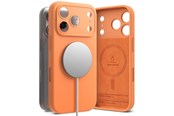Puhelin - Kannet ja kotelot - Ringke Silicone Magnetic MagSafe Case for iPhone 17 Pro Max - Orange - 8800328810464