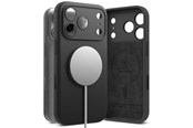 Puhelin - Kannet ja kotelot - Ringke Silicone Magnetic MagSafe Case for iPhone 17 Pro - Black - 8800328811126