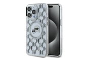 Puhelin - Kannet ja kotelot - Karl Lagerfeld IML Monogram Karl & Choupette Head MagSafe iPhone 15 Pro Case - Clear - 3666339285326