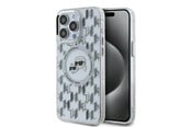 Puhelin - Kannet ja kotelot - Karl Lagerfeld IML Monogram Karl & Choupette Head MagSafe Case for iPhone 15 Pro Max - Clear - 3666339285333
