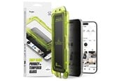 Puhelintarvikkeet - Näytönsuojat - Ringke Easy Slide 2-pack Privacy Glass for iPhone 17 - Black - 8800328811881