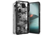 Puhelin - Kannet ja kotelot - Ringke Fusion X Case for Nothing Phone 3 - Grey and Black - 8800293859291