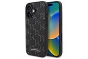 Puhelin - Kannet ja kotelot - Karl Lagerfeld Hot Stamp Magsafe iPhone 16 Case - Black - 3666339318529