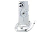 Puhelin - Kannet ja kotelot - Karl Lagerfeld Crossbody IML Karl Head Magsafe Case for iPhone 16 Pro Max - Clear - 3666339320553