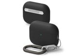 Puhelin - Kannet ja kotelot - Ringke Silicone Case for AirPods Pro 3 - Black - 8800293859406