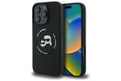 Puhelin - Kannet ja kotelot - Karl Lagerfeld KLHMP16XSKCHTCK iPhone 16 Pro Max 6.9" black/black hardcase Silicone Karl&Choupette Heads MagSafe - 3666339343408