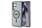 Puhelin - Kannet ja kotelot - Karl Lagerfeld Button Choupette Head Printed Logo MagSafe Samsung Galaxy S25 Ultra case black - 3666339449940