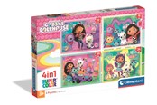 Palapelit - Clementoni Puslespil 4-i-1 Gabby's Dollhouse Lattia - 21752