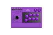 Pelit - lisävarusteet - 8BitDo Arcade Stick - Purple - Wireless Arcade stick - Nintendo Switch - 6922621509028