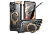 Puhelin - Kannet ja kotelot - SUPCASE UB Grip Mag MagSafe Case for Samsung Galaxy S26 Ultra - Black & Brown - 843439160682