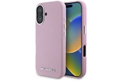 Puhelin - Kannet ja kotelot - Karl Lagerfeld Saffiano Full Wrapped Elongated Metal Logo MagSafe iPhone 16 Case - Pink - 3666339359621