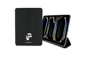 Tabletti - Kannet & Suojakotelot - Karl Lagerfeld Saffiano Magnetic Karl & Choupette iPad Pro 11" 2024 Book Cover Case - Black - 3666339388027