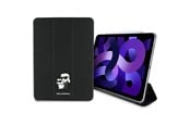 Tabletti - Kannet & Suojakotelot - Karl Lagerfeld Saffiano Magnetic Karl & Choupette iPad Air 11" 2024 Book Cover Case - Black - 3666339388041