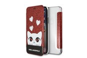 Puhelin - Kannet ja kotelot - Karl Lagerfeld Valentine iPhone X/XS Case - Red - 3700740413654