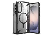 Puhelin - Kannet ja kotelot - Ringke Fusion X Magnetic MagSafe Case for Samsung Galaxy S26+ - Clear Black - 8800328815186