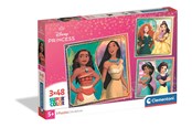Palapelit - Clementoni Puzzle Square - Disney Princess 3x48 pieces Lattia - 25064