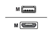 USB kaapelit - Zebra - USB cable - USB to Micro-USB Type B - 1.8 m - P1063406-045