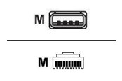 USB kaapelit - Zebra USB cable - 2 m - CBA-UF1-S07ZAR
