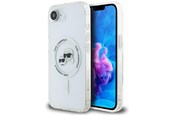 Puhelin - Kannet ja kotelot - Karl Lagerfeld IML Metal Karl & Choupette Heads MagSafe iPhone 16e Case - White - 3666339453701