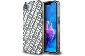 Puhelin - Kannet ja kotelot - Karl Lagerfeld IML Repeat Logo case for iPhone 16e - silver - 3666339454289