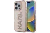 Puhelin - Kannet ja kotelot - Karl Lagerfeld IML Rhinestones Logo iPhone 16 Pro Case - Pink - 3666339356842