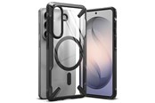 Puhelin - Kannet ja kotelot - Ringke Fusion X Magnetic MagSafe Case for Samsung Galaxy S26 - Clear and Black - 8800328815643