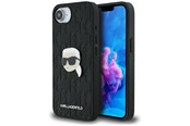 Puhelin - Kannet ja kotelot - Karl Lagerfeld Monogram Karl Head Pin iPhone 16e Case - Black - 3666339453657