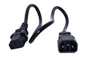 Sisäiset virtakaapelit - Zebra - power cable - power IEC 60320 C13 to IEC 60320 C14 - 50 cm - CS-RAC-IEC-CRD