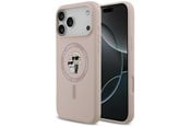 Puhelin - Kannet ja kotelot - Karl Lagerfeld Silicone Karl&Choupette Ring MagSafe Case for iPhone 17 Pro Max - Pink - 3666339549442