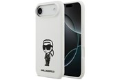 Puhelin - Kannet ja kotelot - Karl Lagerfeld Silicone Karl Sketch & Logo MagSafe Case for iPhone 17 Air - White - 3666339498580