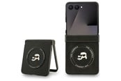 Puhelin - Kannet ja kotelot - Karl Lagerfeld Karl&Choupette Pins MagSafe Case for Samsung Galaxy Z Flip 7 - Black - 3666339559366