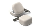 Puhelin - Kannet ja kotelot - Ringke Silicone Case for Samsung Galaxy Buds 4 / 4 Pro - Beige - 8800328816787