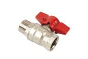 Liitostarvikkeet putkille - Cimberio RED6 palloventtiili muhvi/nippa, 1/2" - RED6/1MF1/2
