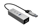 USB hub - I-Tec - hub - 3 ports USB hub - 3 porttia - Harmaa - CAMETALG325HUB