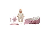 Nuket, pehmolelut ja oheistarvikkeet - Happy Friend Clara Doll 35cm with bassinet set - 504248