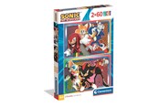 Palapelit - Clementoni Puzzle Sonic 2x60 pieces (2025) Lattia - 24821