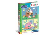 Palapelit - Clementoni Puzzle Peppa Pig 2026 2x60 pieces Lattia - 24833
