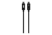 FireWire / ThunderBolt-kaapelit ja adapterit - OWC Premium - Thunderbolt cable - USB-C to USB-C - 70 cm - OWCCBLT3PC0.7BP