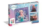 Palapelit - Clementoni Puzzle Square Frozen 3x48 pieces (2025) Lattia - 25021C