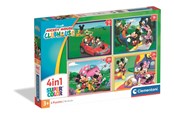 Palapelit - Clementoni Puzzle 4-in-1 Mickey Mouse Club House 2026 Lattia - 21755