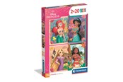 Palapelit - Clementoni Puzzle Disney Princess 2x20 pieces Lattia - 24092