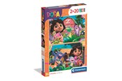 Palapelit - Clementoni Puzzle Dora The Explorer 2025 2x20 pieces Lattia - 24827
