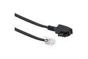 Verkkokaapelit - Schwaiger phone cable - 10 m - black - Musta - TAL6532533