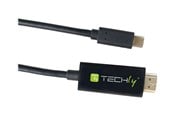 Näyttökaapeli - IC INTRACOM TECHly video / audio / data cable - HDMI / USB - 2 m - IADAP USBC-HDMI2TY