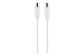 Verkkokaapelit - Schwaiger KDSK15 042 - antenna cable - 1.5 m - white - Valkoinen - 1m - KDSK15042