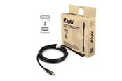 Näyttökaapeli - Club 3D - video adapter cable - 24 pin USB-C to Mini DisplayPort - 2 m - CAC-1561
